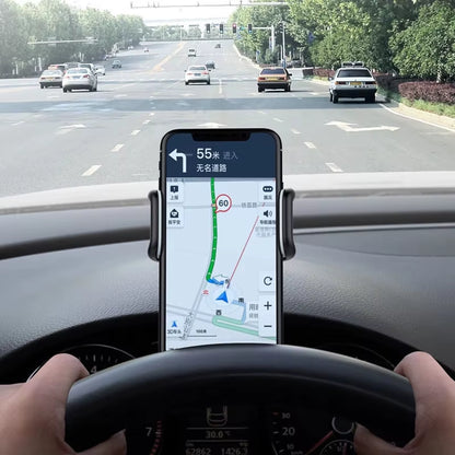 360 Rotatable Car Phone Holder  Cell Phone Stands Car Rack Dashboard Support for Auto Grip Mobile Phone Fixed Bracket