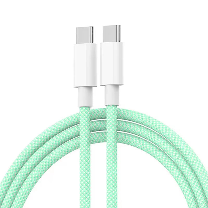 USB C Cable for Apple Iphone 17 16 15 Pro Max PD 60W Fast Charging Cable for Huawei Xiaomi Samsung USB C Data Line Accessories